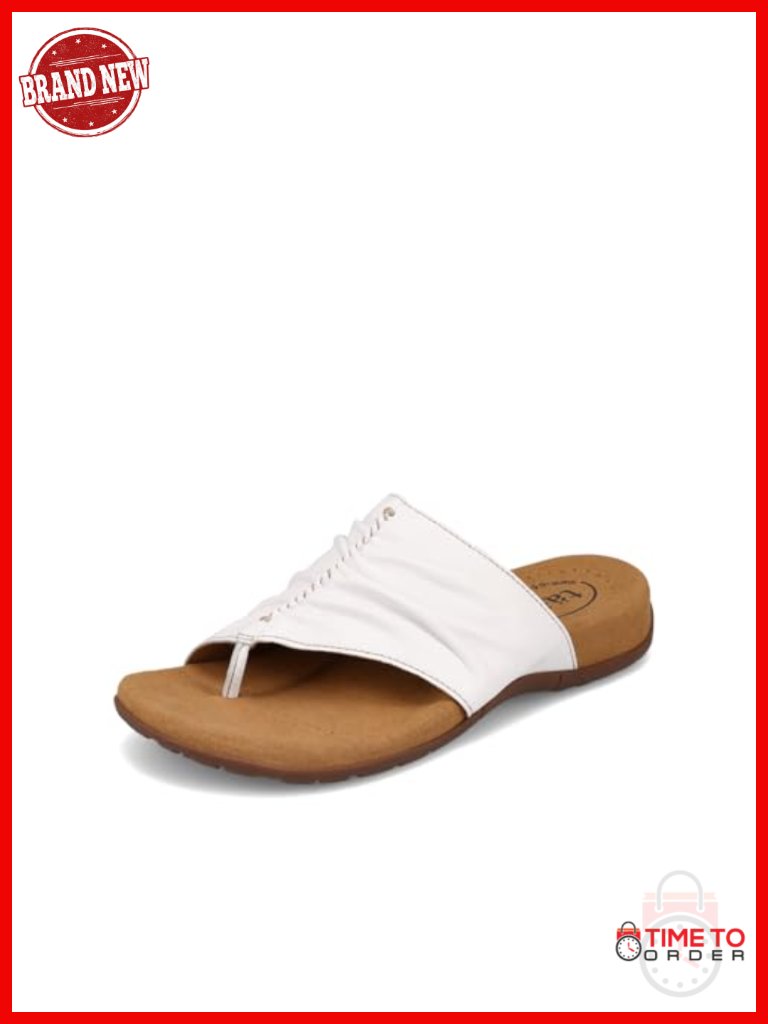 Women's Sandals Flip Flops Arch Support Full Grain Leather Cushioned